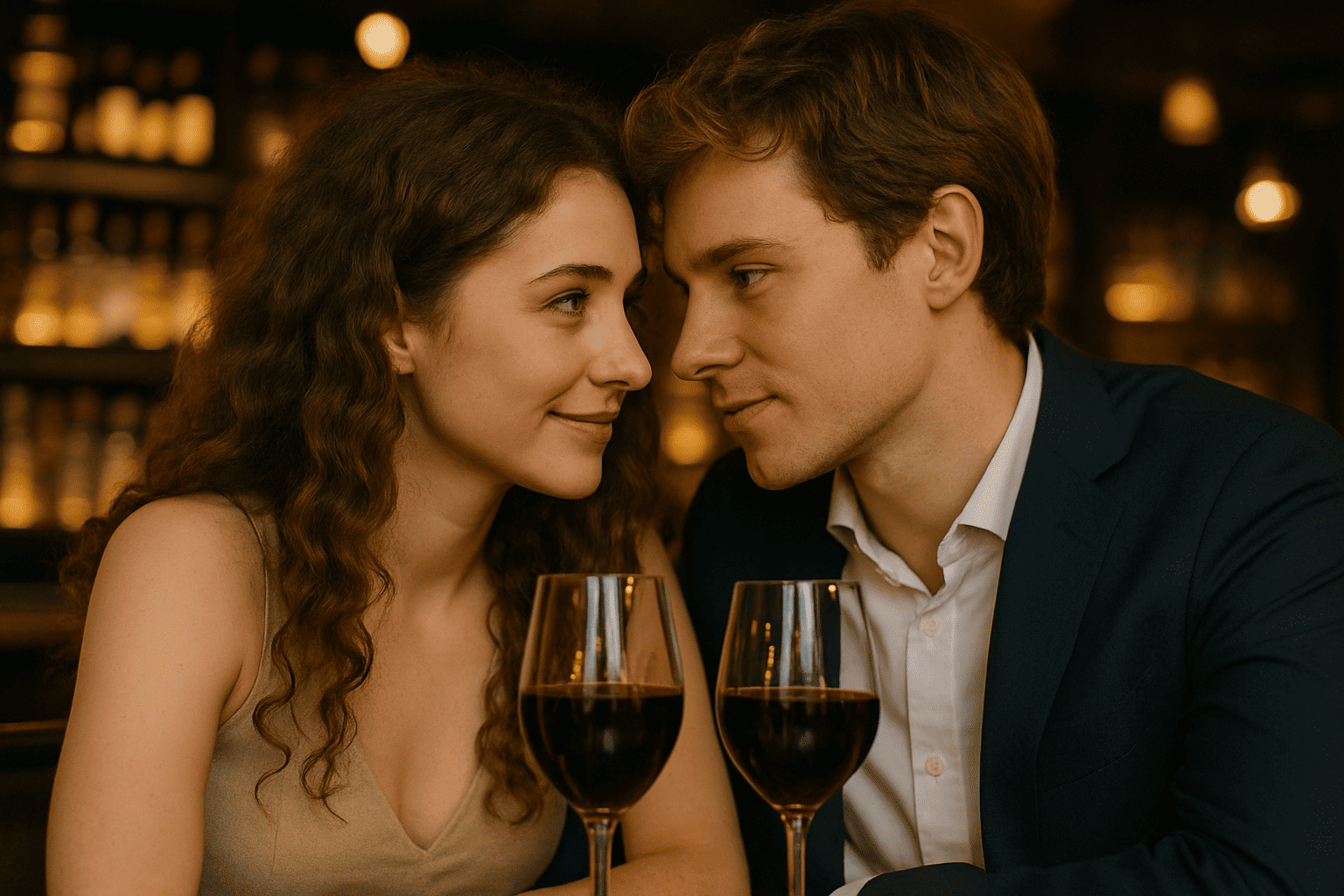 Modern dating scene with young people using smartphones, confident person sending messages with charm and charisma